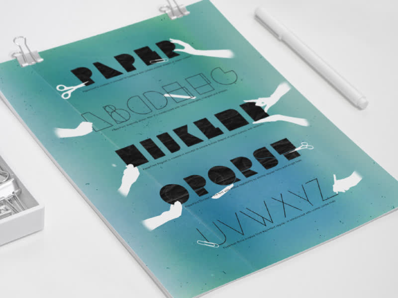 Paper font