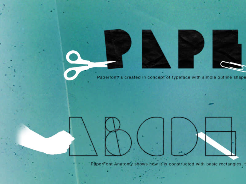 Paper font